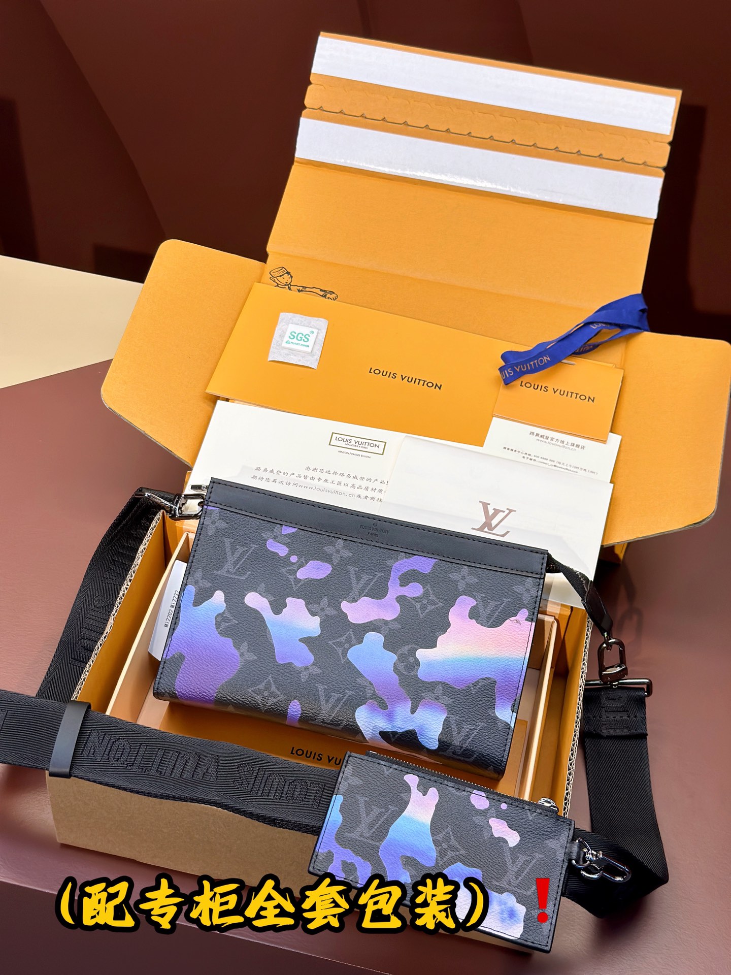 [TOP] Louis Vuitton LV Monogram Eclipse Canvas Bag 18.5 x 11 x 6.5cm - 3 Colour