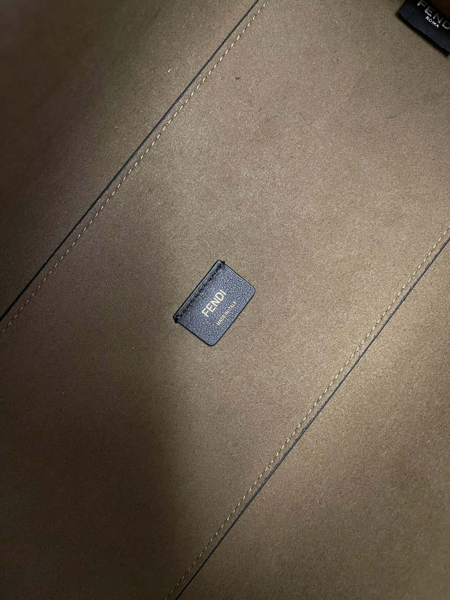 [TOP] FENDI Sunshine Tote Bag Medium 35x17x31cm - Brown