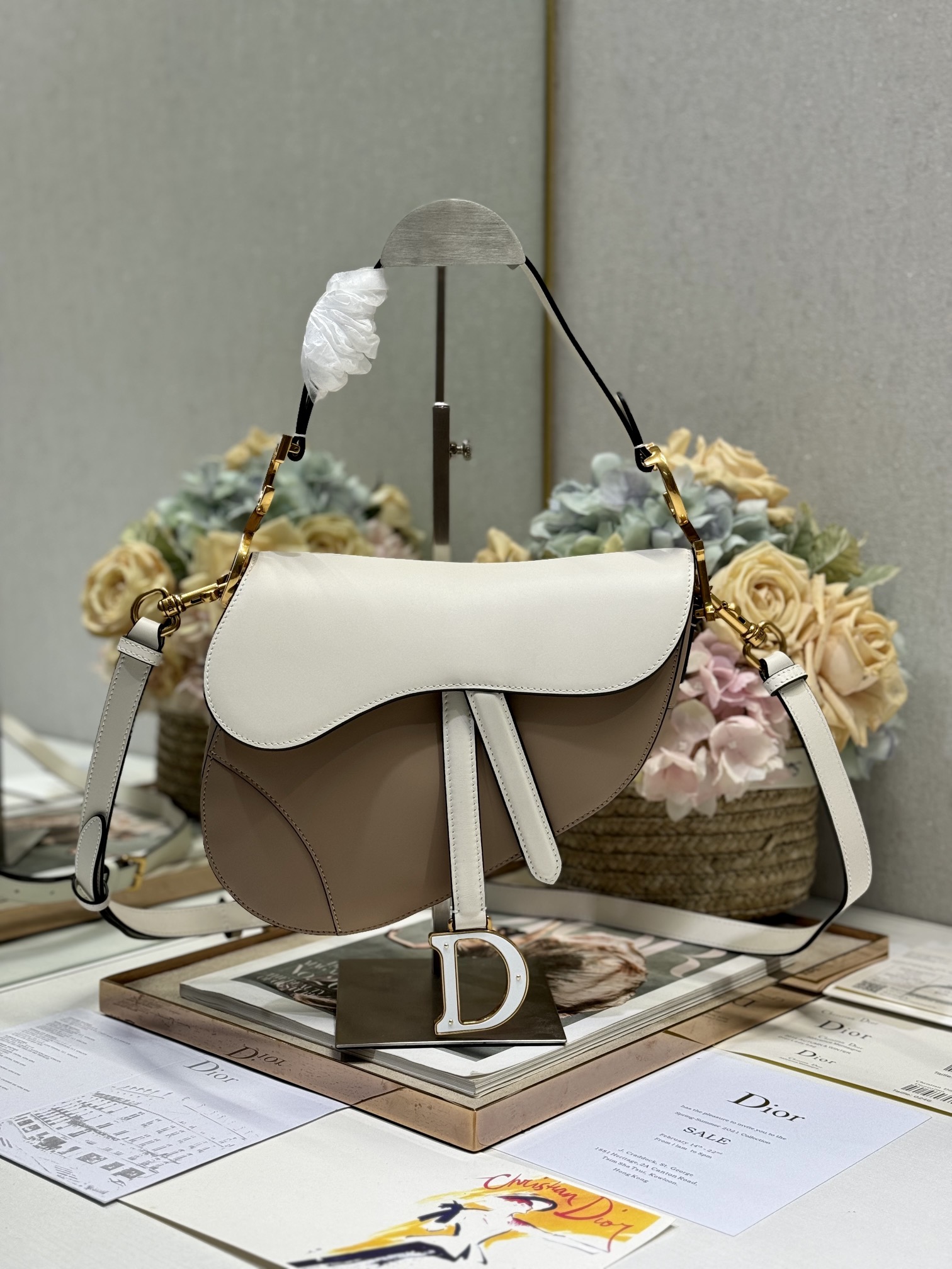 [TOP] Christian Dior Saddle Bag 25.5×20×6.5cm - 3 Colour
