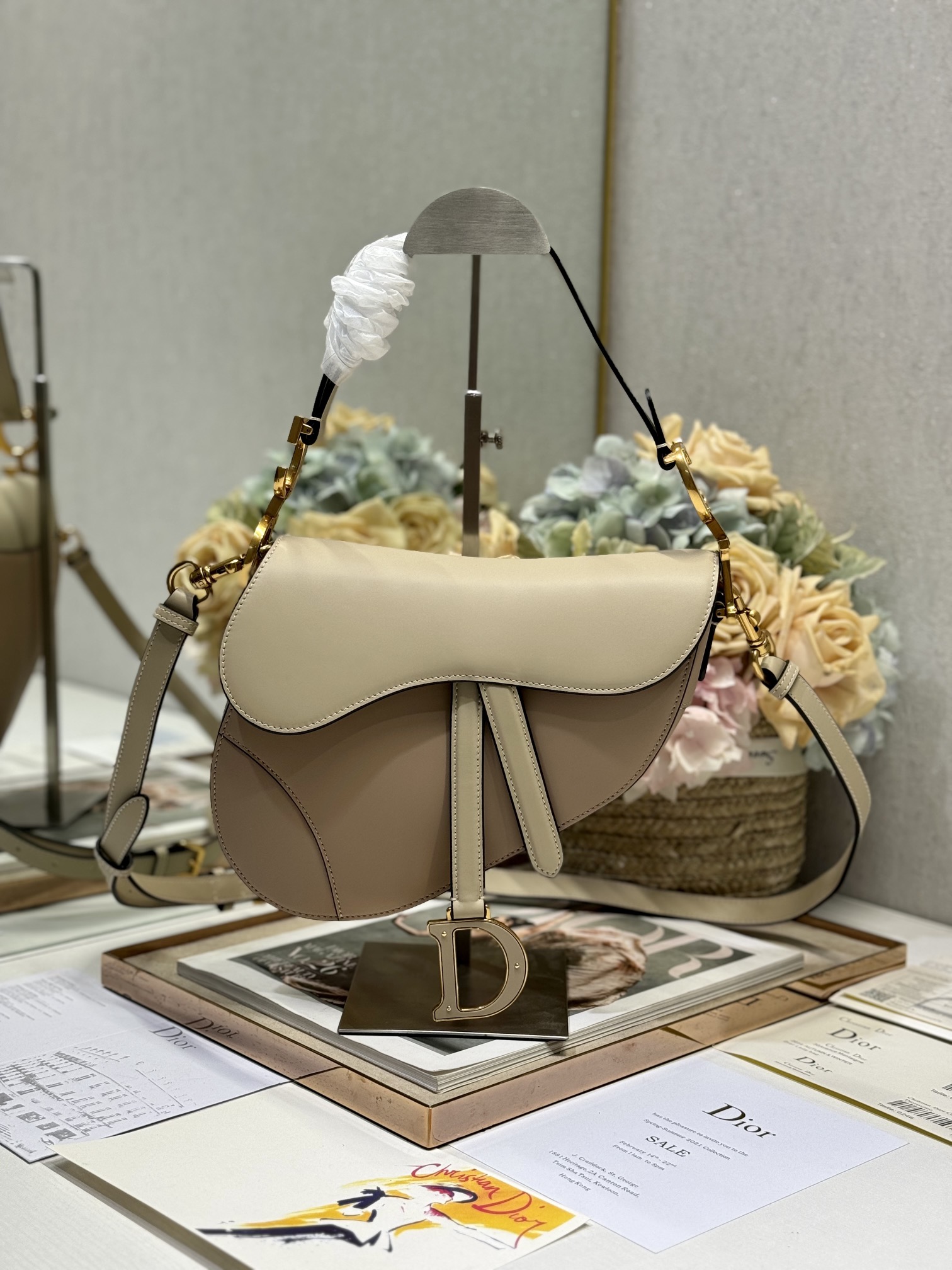 [TOP] Christian Dior Saddle Bag 25.5×20×6.5cm - 3 Colour
