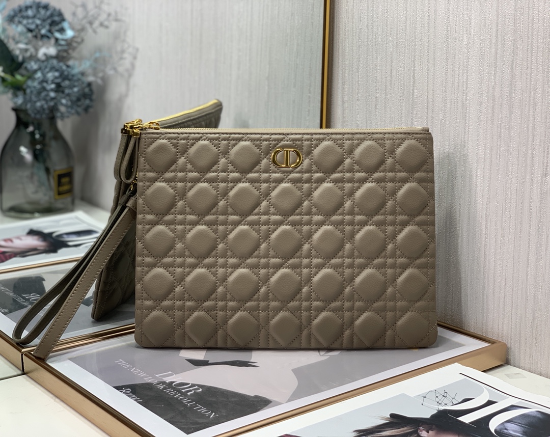 [TOP] Christian Dior Caro Daily Bags 30x21.5cm - Brown