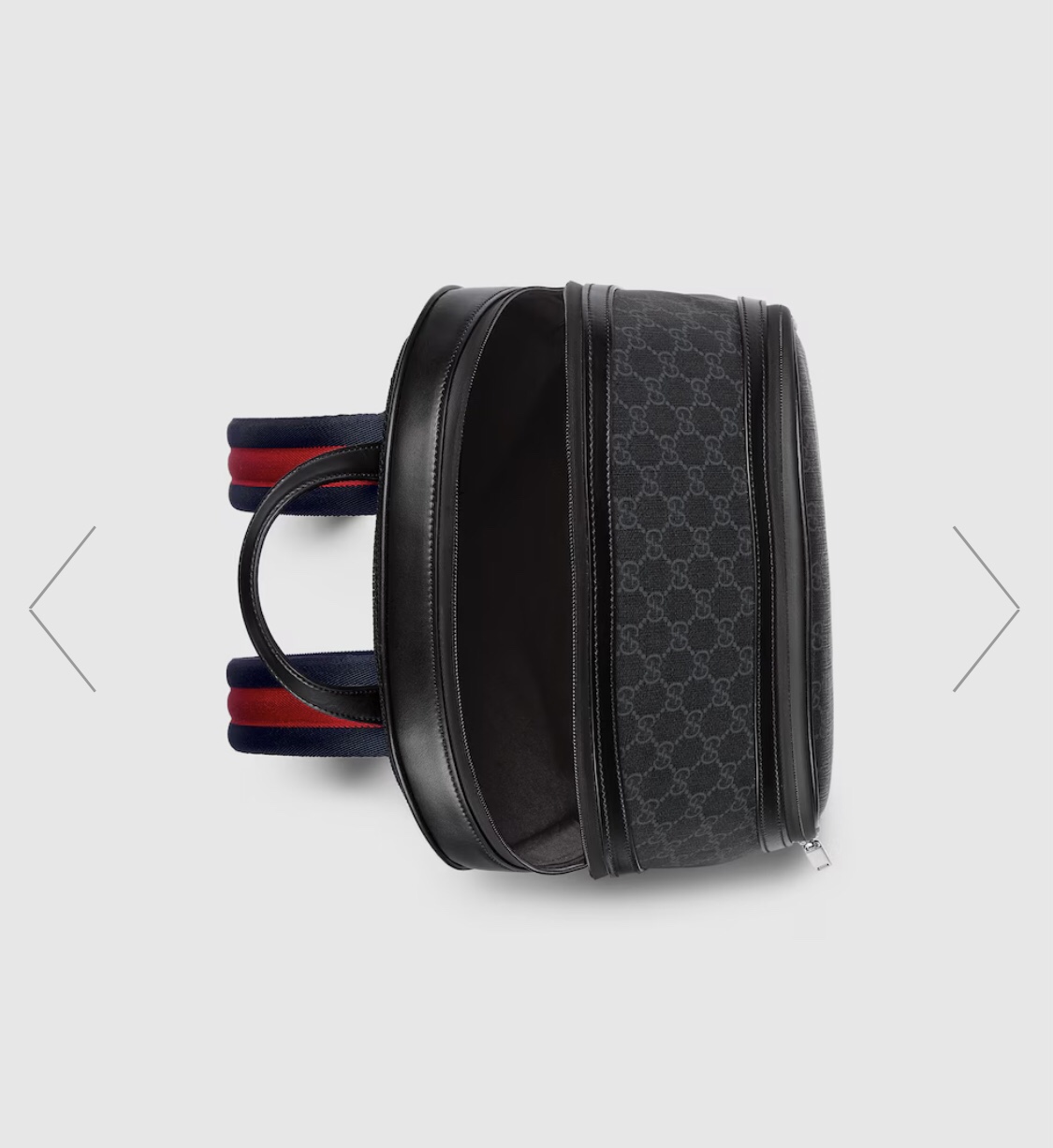 [TOP] GUCCI Leather Backpack  28*44*15.5cm - Black