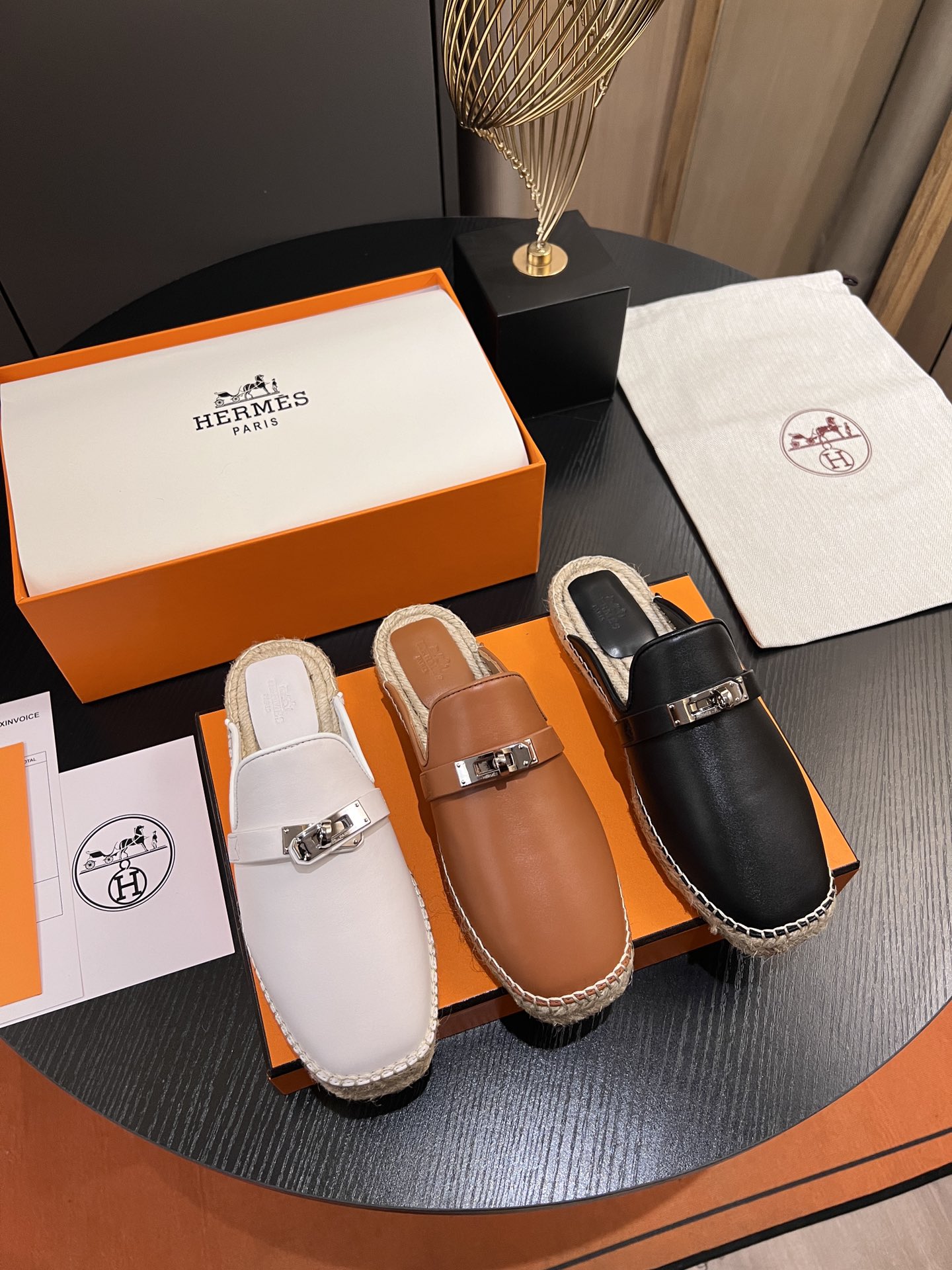 [TOP] HERMES Kelly Sliders -3 Color