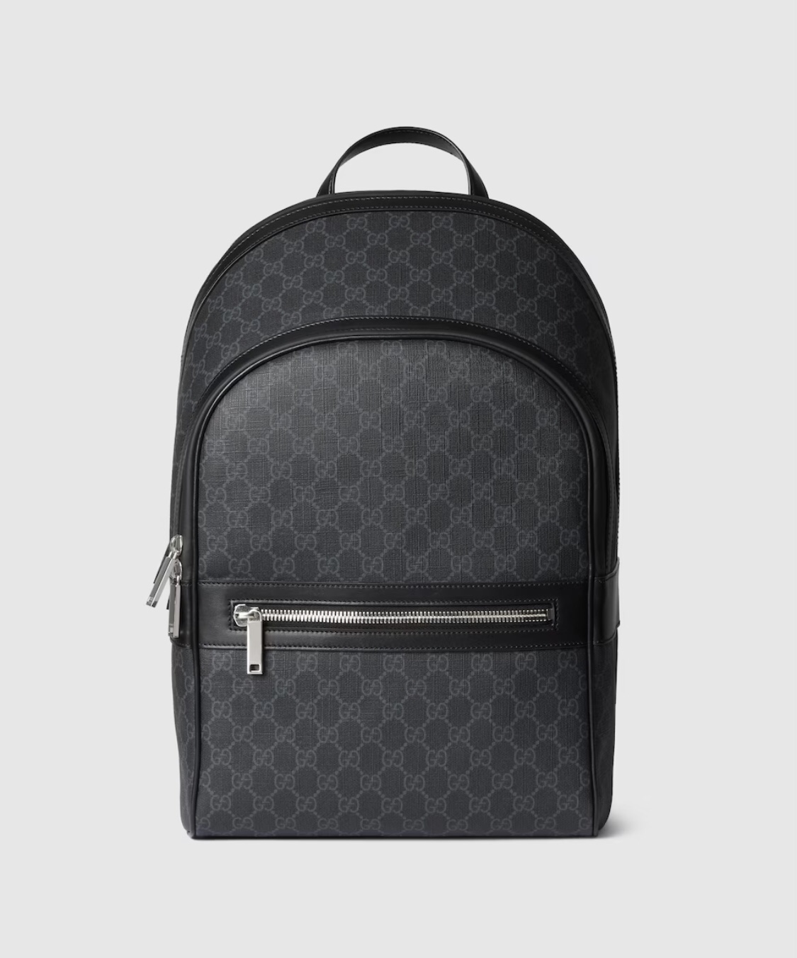 [TOP] GUCCI Leather Backpack  28*44*15.5cm - Black