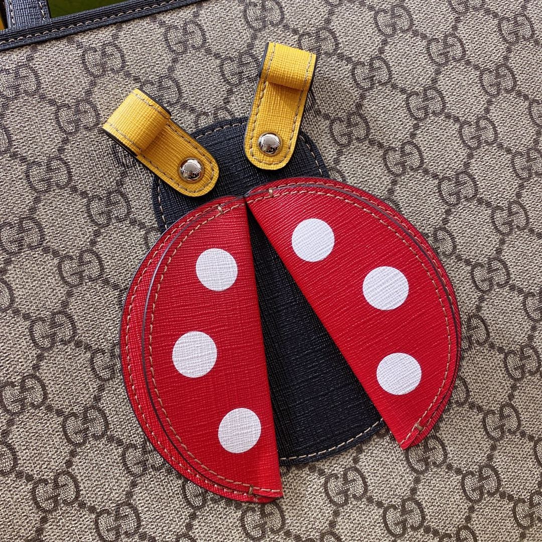 [TOP] GUCCI Tote Kids Bag 11x20x16.5cm/28x25x11cm - Brown