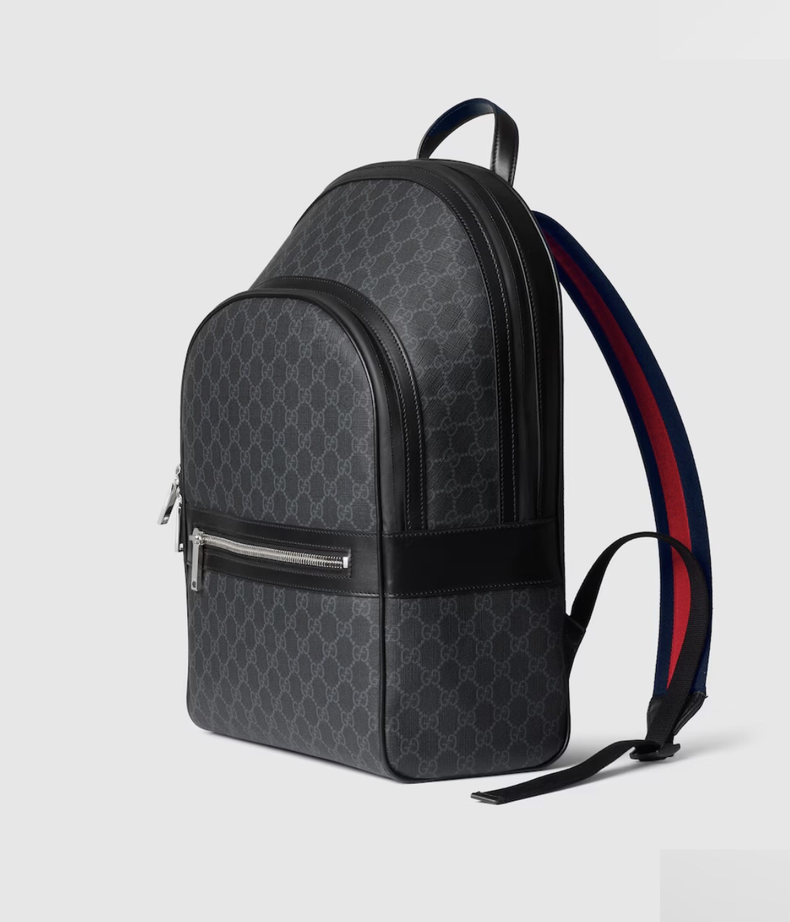 [TOP] GUCCI Leather Backpack  28*44*15.5cm - Black