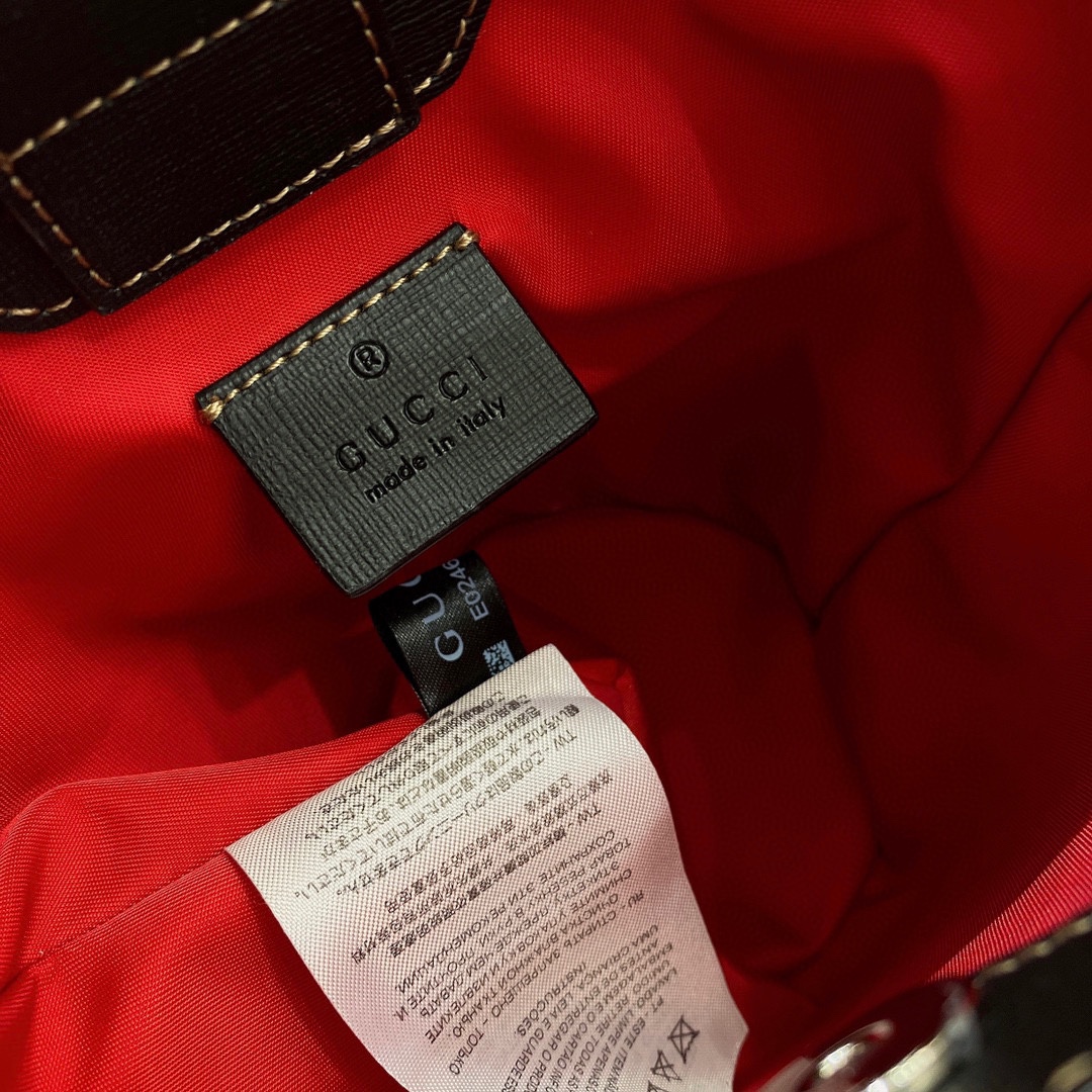 [TOP] GUCCI Tote Kids Bag 11x20x16.5cm/28x25x11cm - Brown