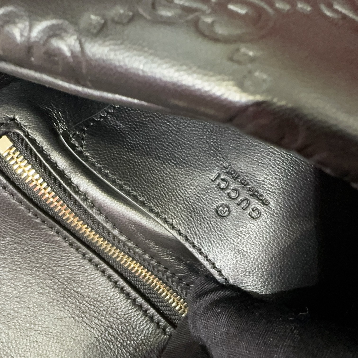 [TOP] GUCCI G*G Milano Mini bag 21.1*12.4*4.6cm - Black