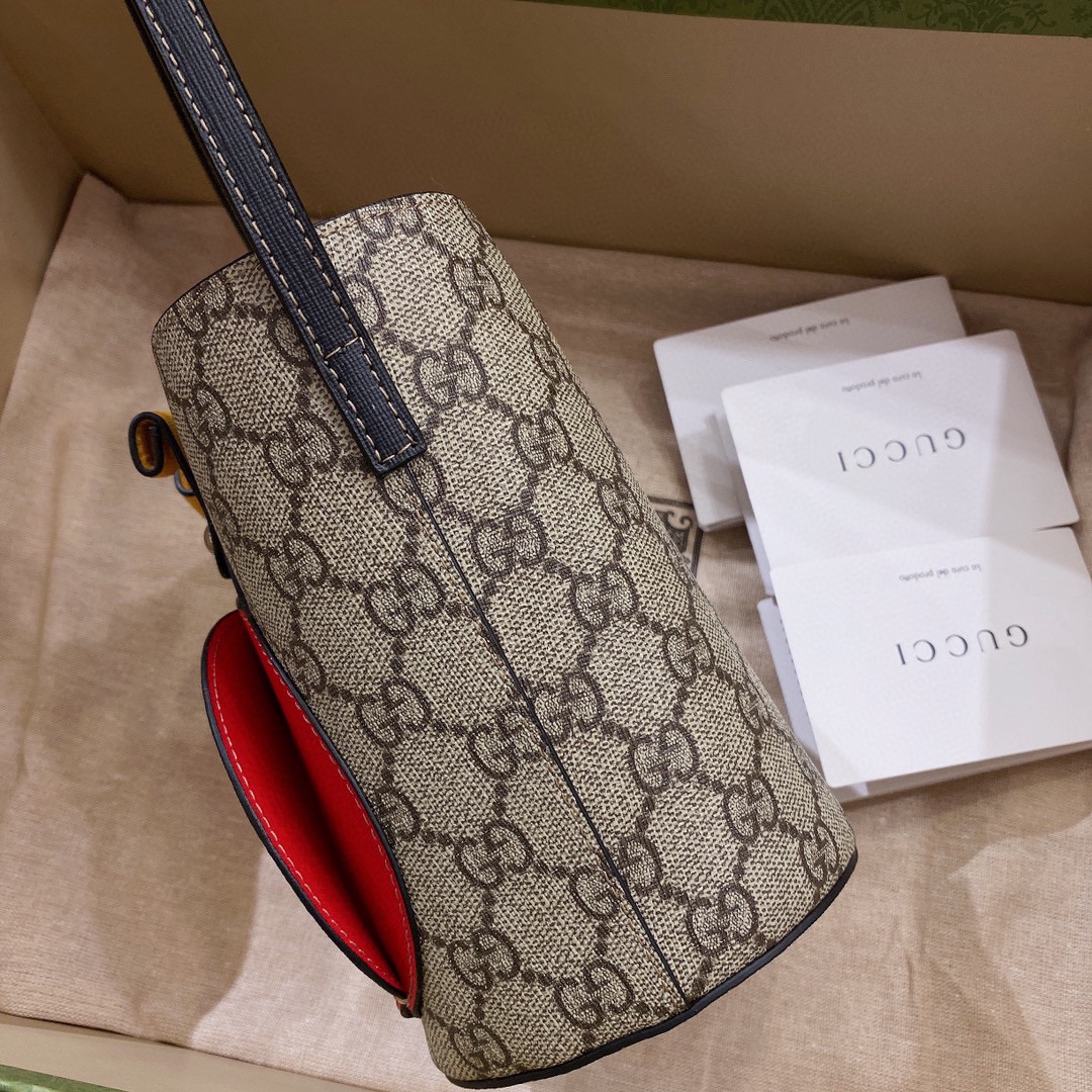 [TOP] GUCCI Tote Kids Bag 11x20x16.5cm/28x25x11cm - Brown