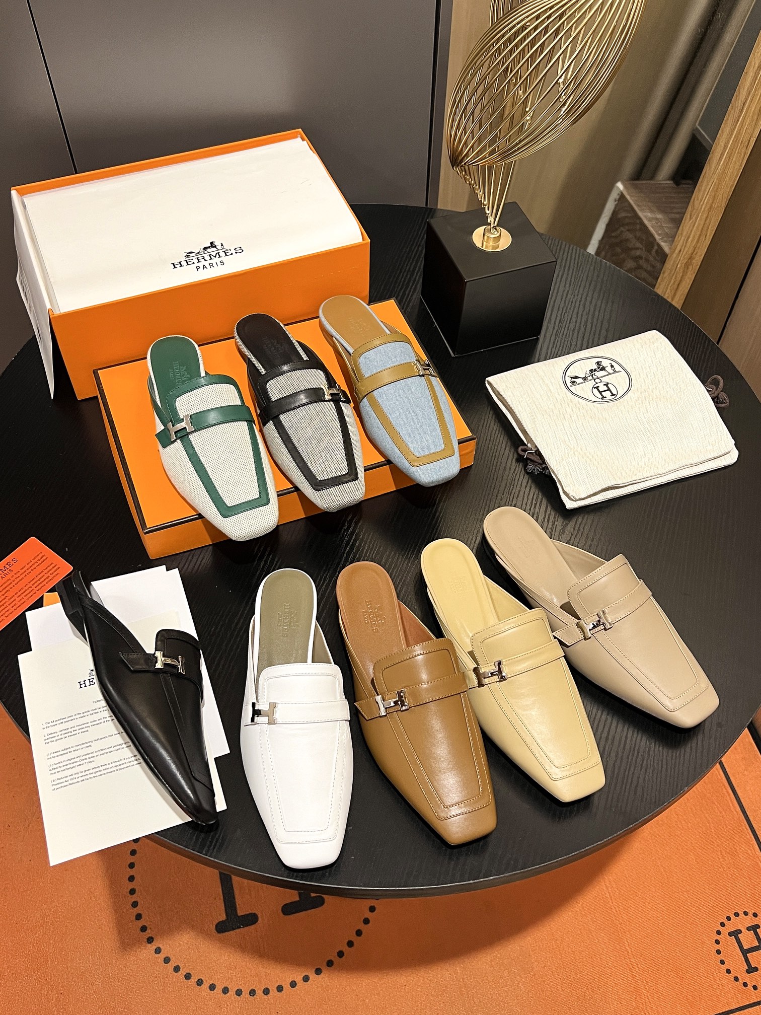 [TOP] HERMES Kelly Sliders -8 Color