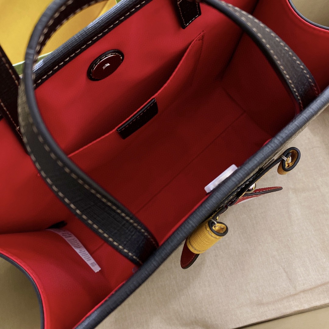 [TOP] GUCCI Tote Kids Bag 11x20x16.5cm/28x25x11cm - Brown