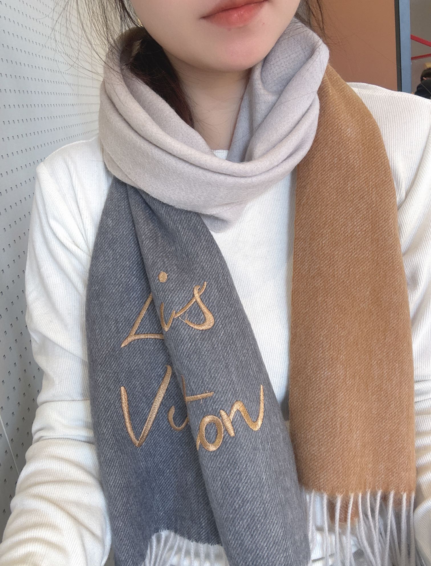 [TOP] Louis Vuitton LV Wool Scarf 30 x 180cm - 3 Color