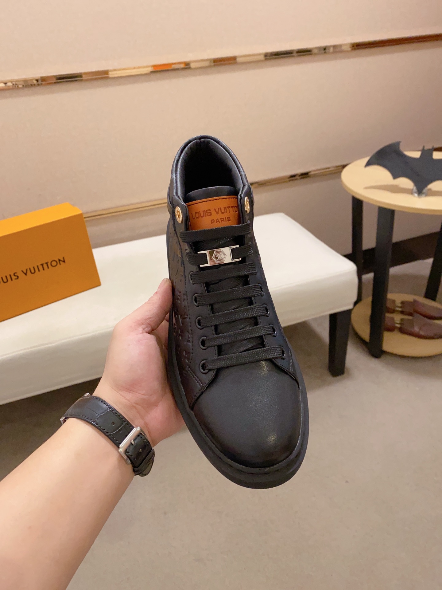 [TOP] Louis Vuitton LV  Men's Shoes - Black