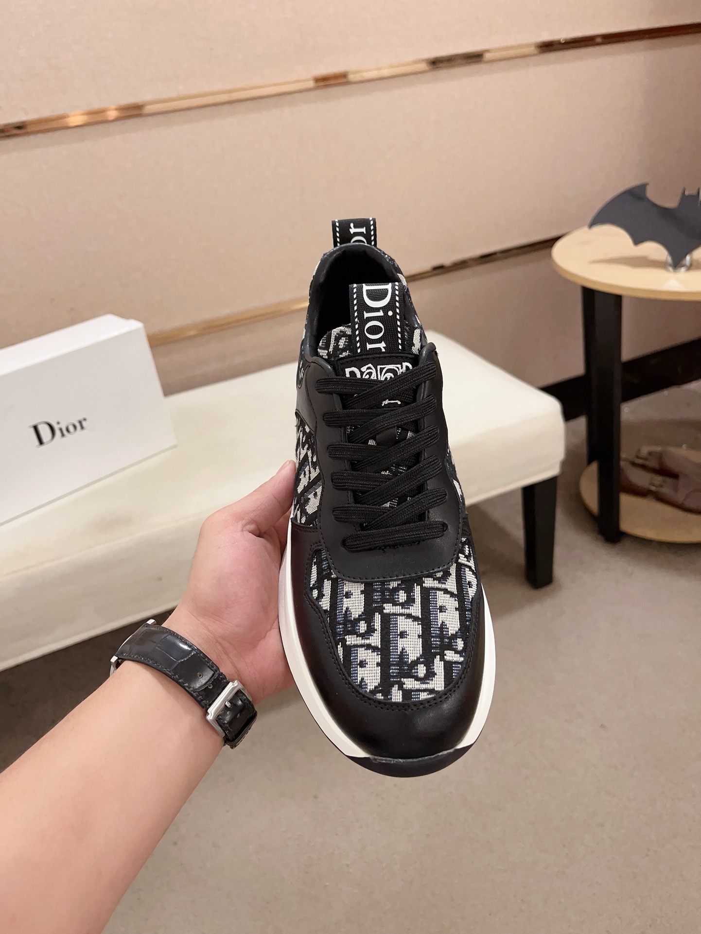 [TOP] Christian Dior Men's Shoes -Black