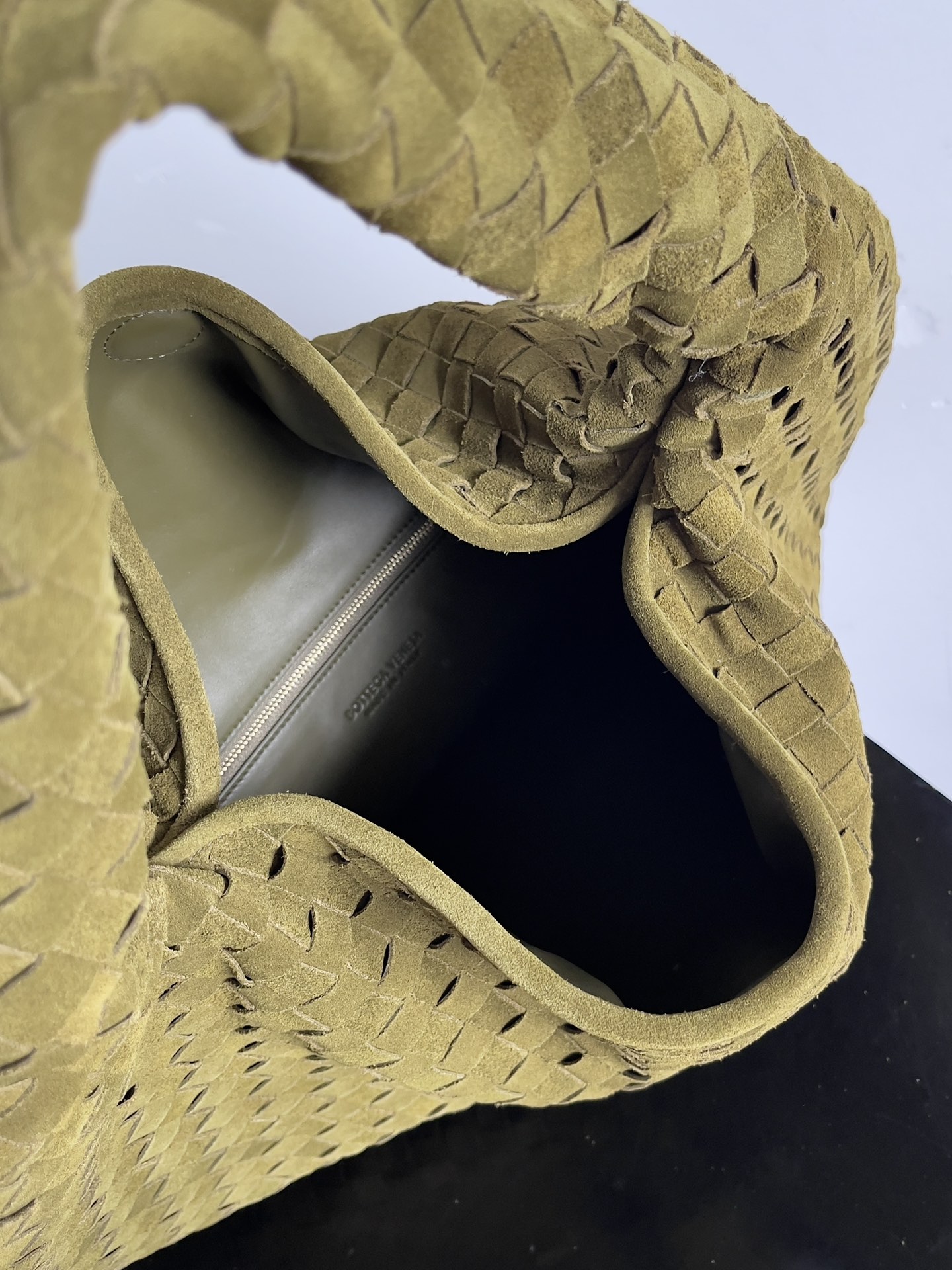 [TOP] Bottega Veneta BV Hop Bag 53*24*13 cm -Ginger