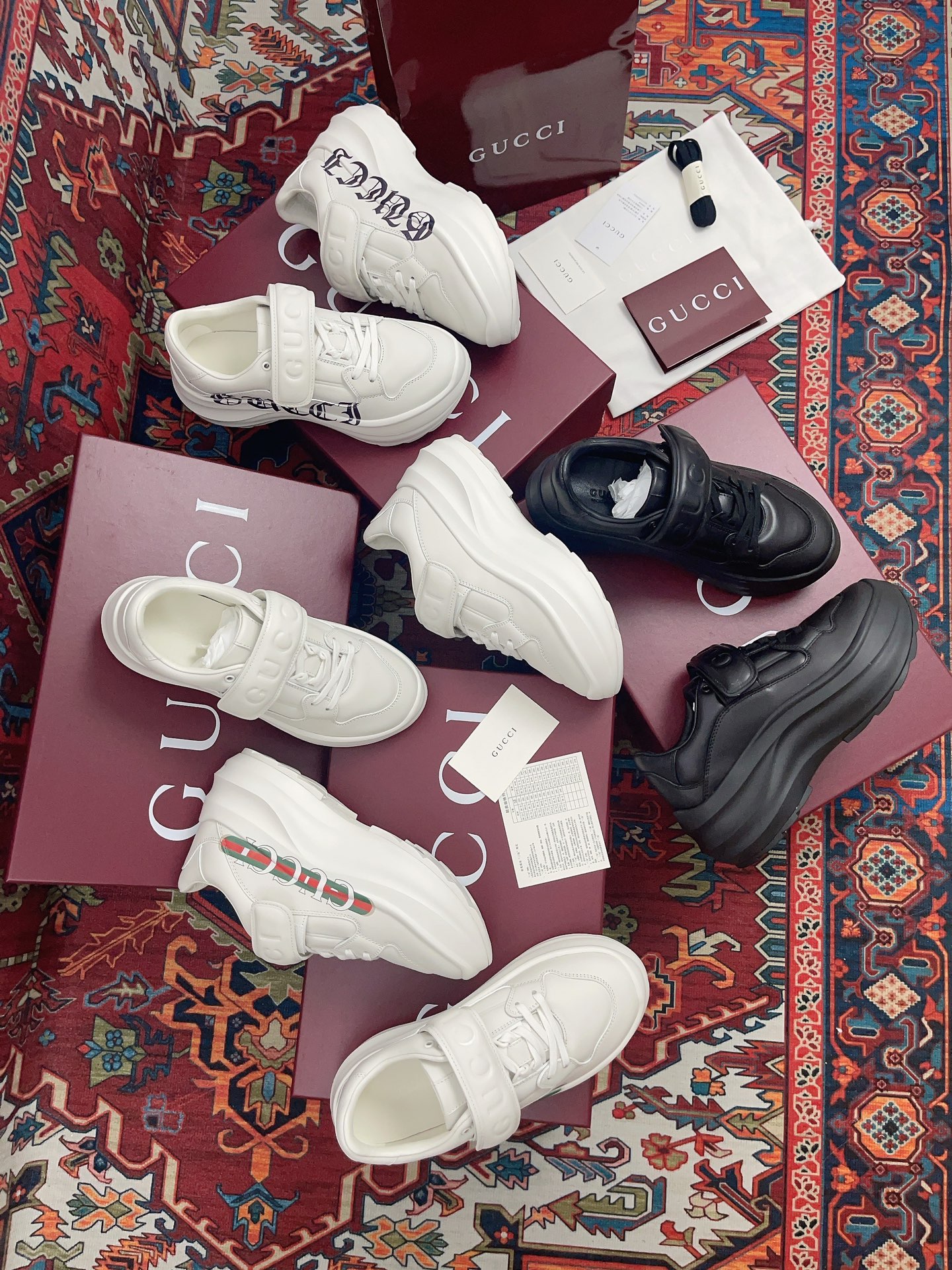 [TOP] GUCCI Velcro Sports Shoes-4 Colors