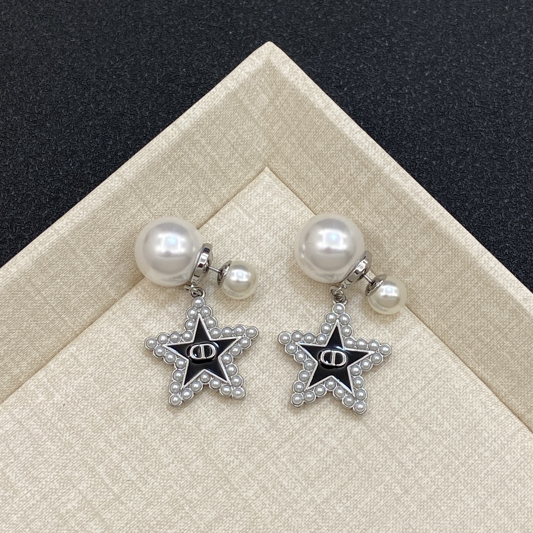 [TOP] Christian Star Shape Earrings - Gold/Silver