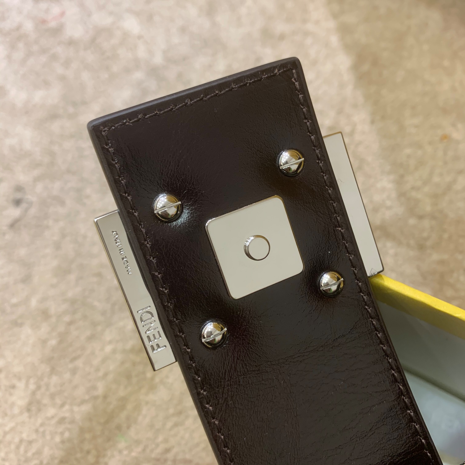 [TOP] FENDI Monogram Underarm Bag 29x25x4cm - Brown&SHW