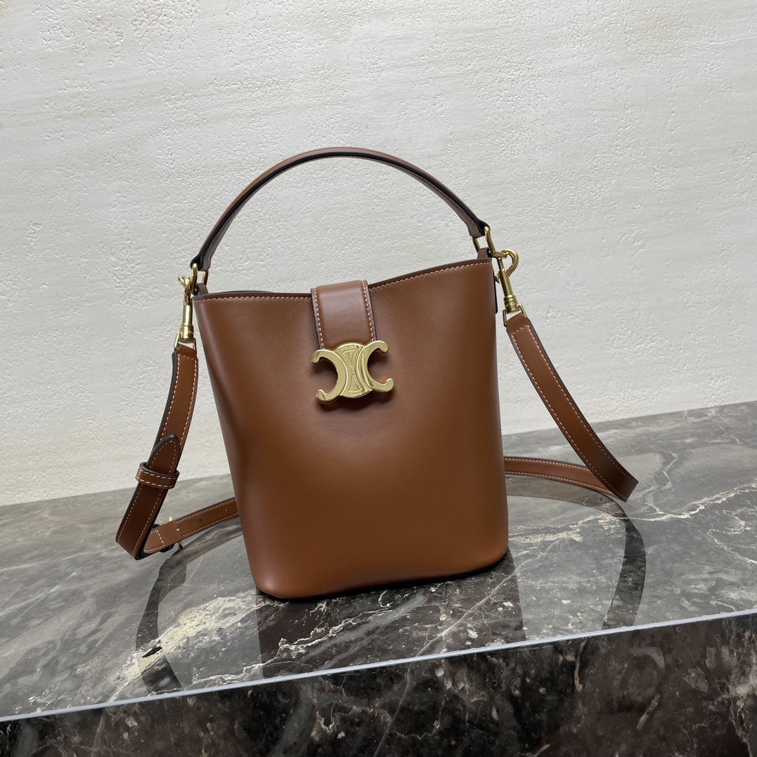 [TOP] CELINE Louise Bucket Bag 16x19x12cm - 2 Colour