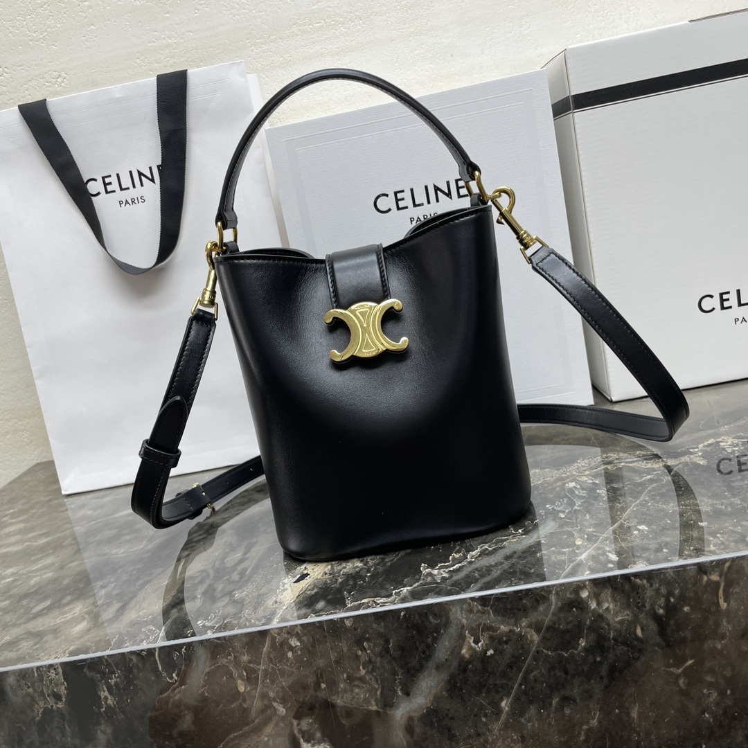 [TOP] CELINE Louise Bucket Bag 16x19x12cm - 2 Colour