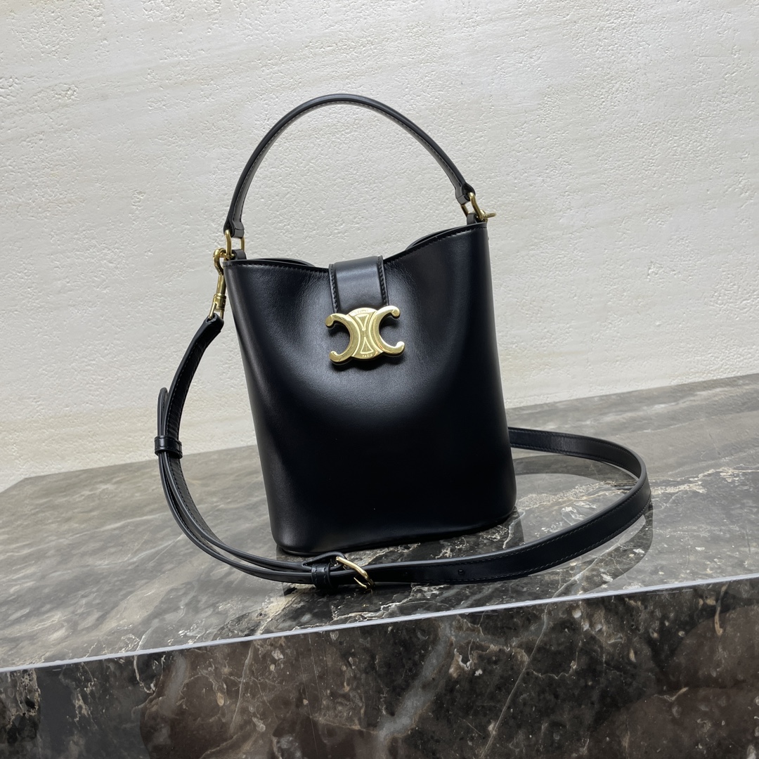 [TOP] CELINE Louise Bucket Bag 16x19x12cm - 2 Colour