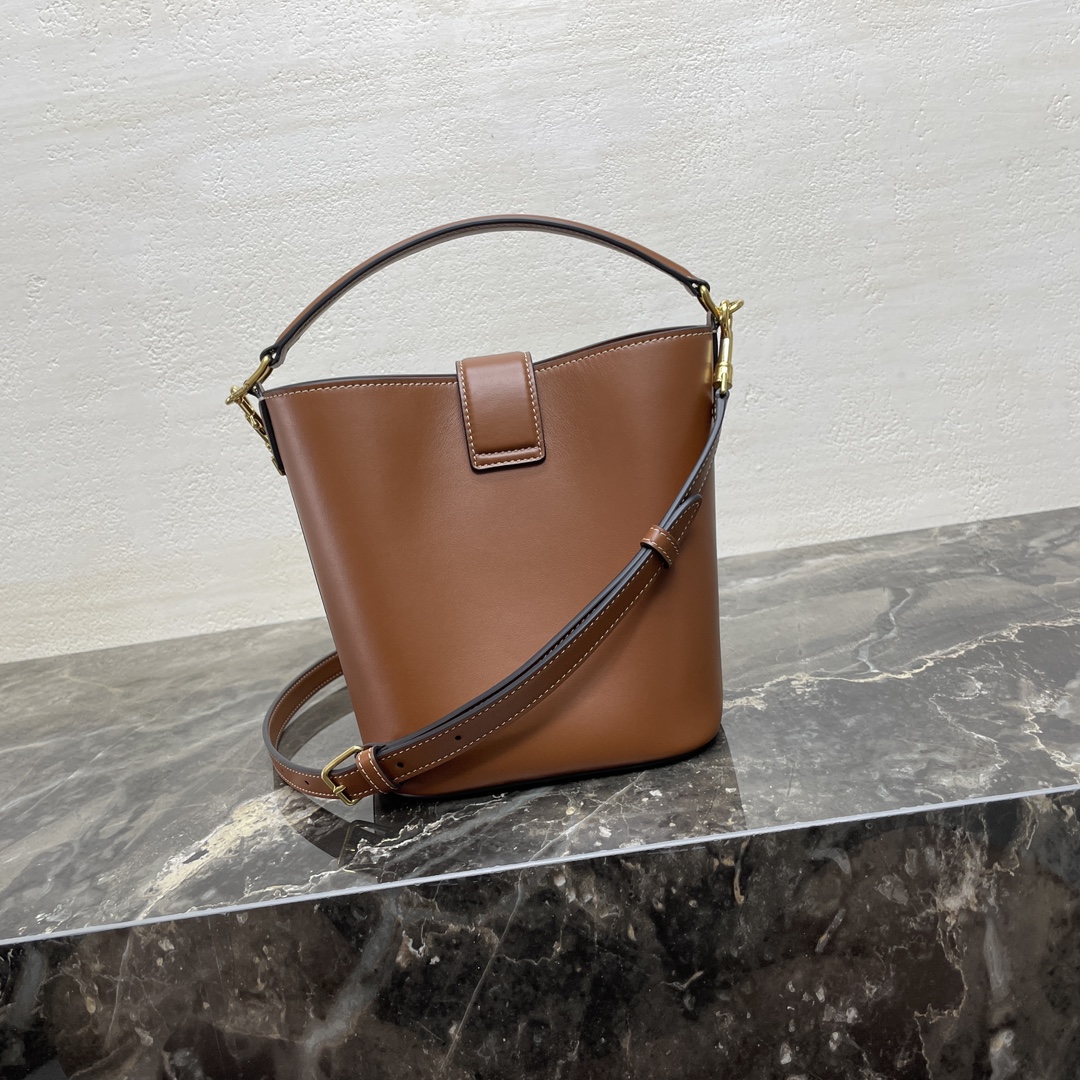 [TOP] CELINE Louise Bucket Bag 16x19x12cm - 2 Colour
