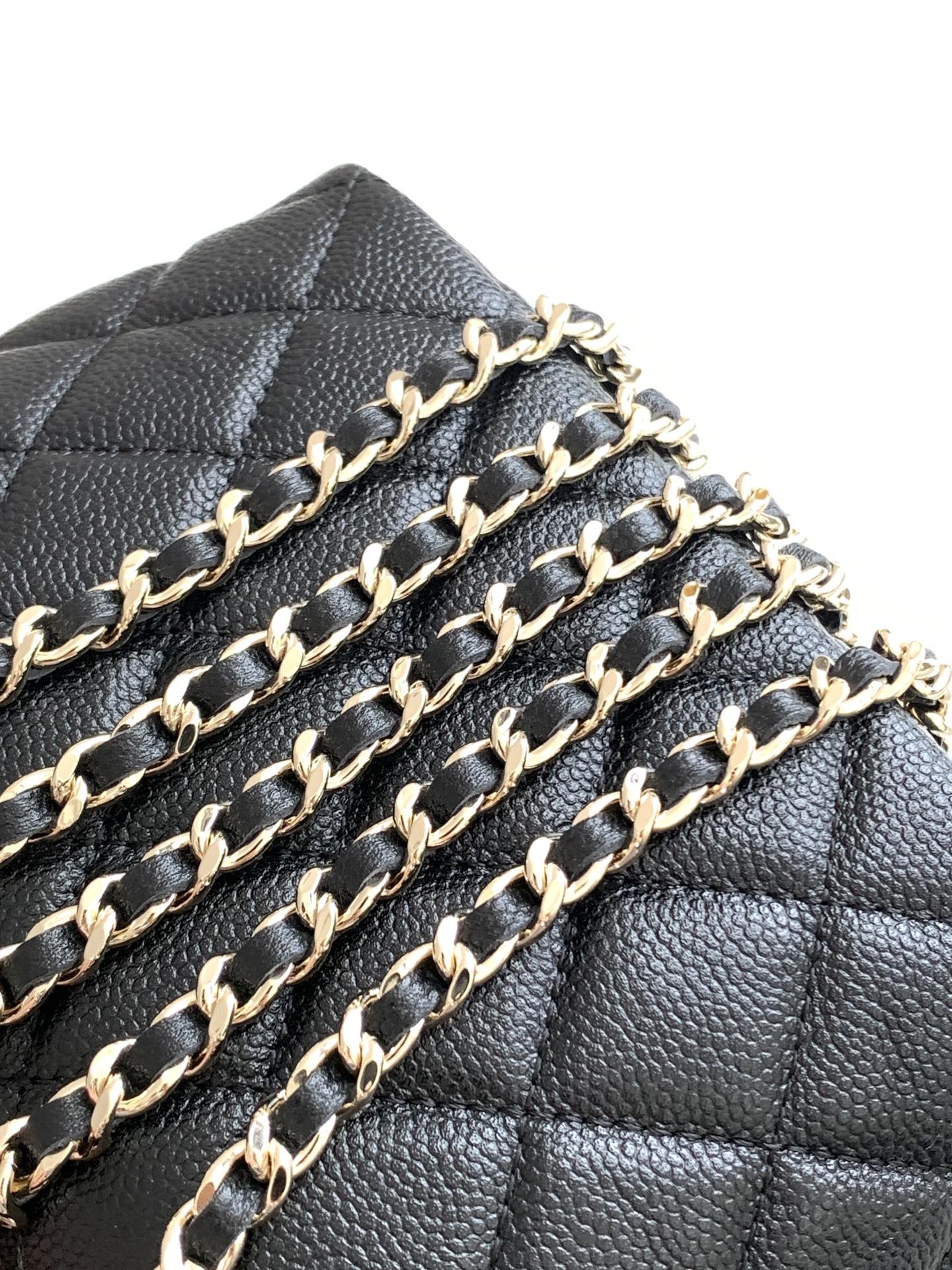 [TOP] CHANEL Lunch Box Bag - GHW&21.5*19*6cm - Black