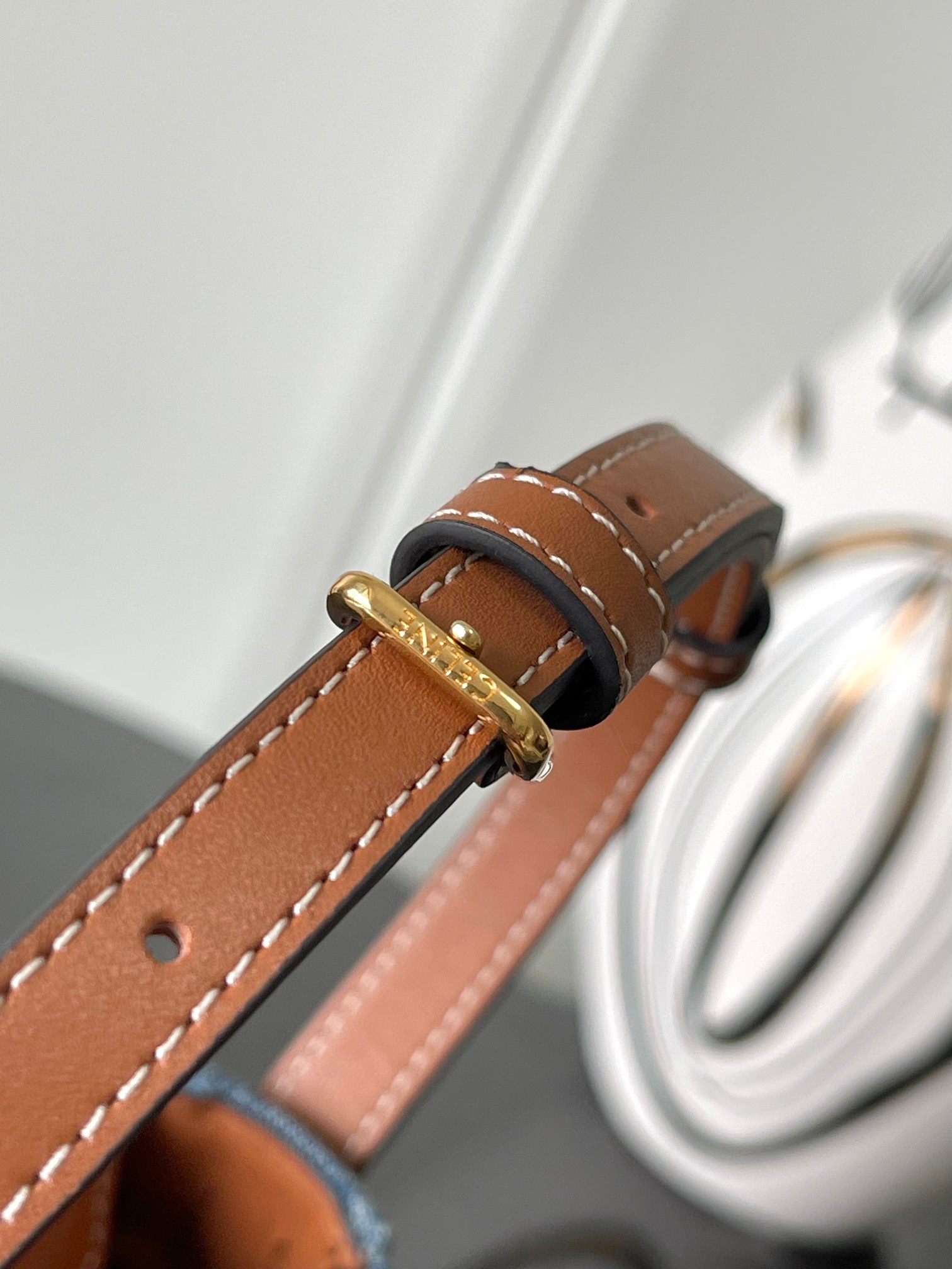 [TOP] CELINE Tilly Bag 22x13.5x4cm - Denim Blue