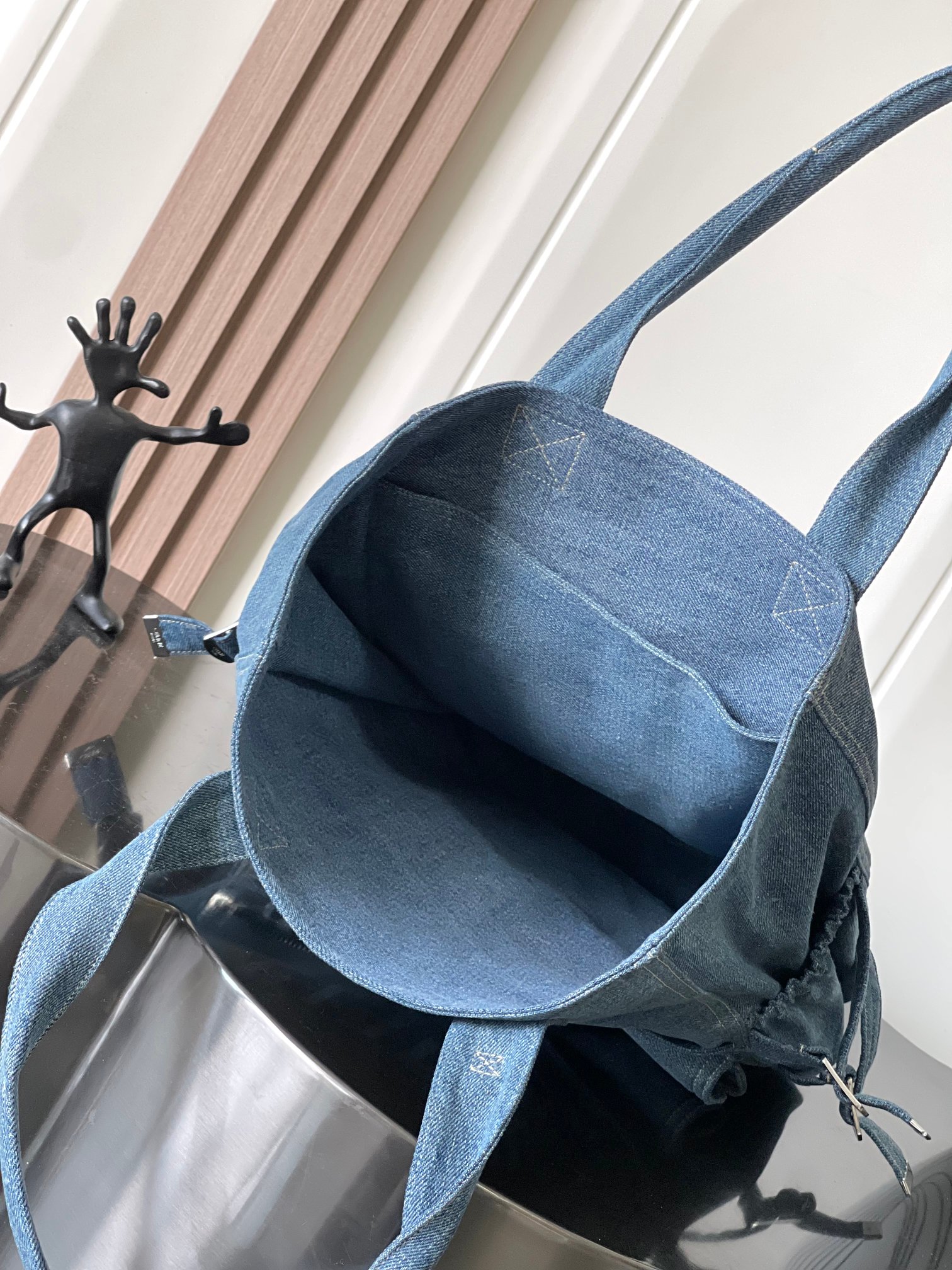 [TOP] CELINE Tote Bag 42x12x40cm - Denim Blue