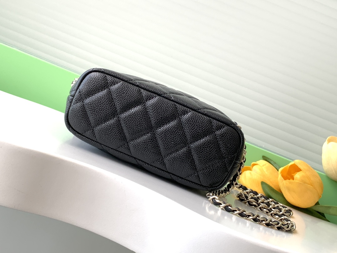 [TOP] CHANEL Lunch Box Bag - GHW&21.5*19*6cm - Black