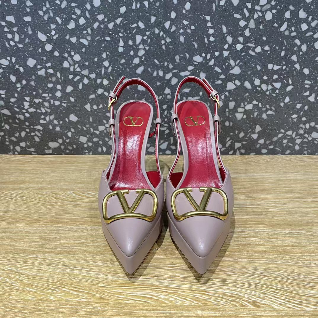 [TOP] VALENTINO 10.3cm High Heel Pumps - Pink