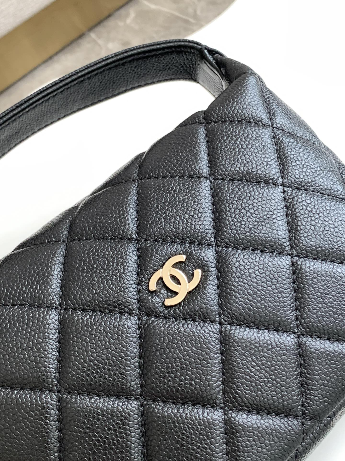 [TOP] CHANEL Lunch Box Bag - GHW&21.5*19*6cm - Black