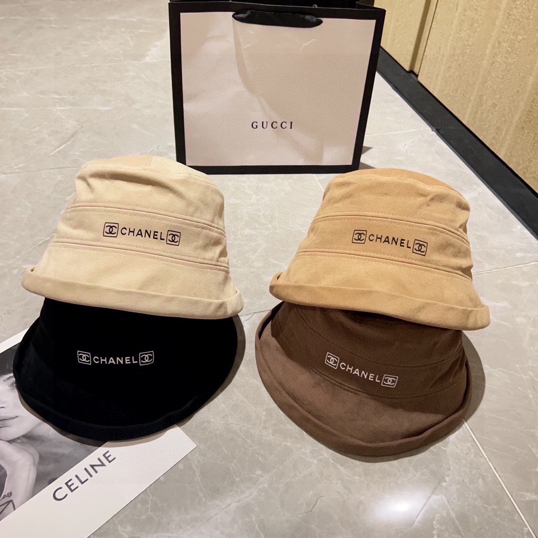 [TOP] CHANEL Lrregular Fisherman's Hat - 4 Color