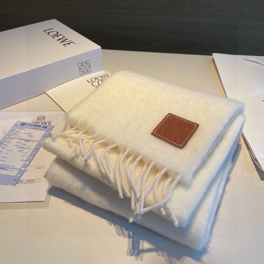 [TOP] LOEWE Wool Scarf  23*185cm - 2 Color