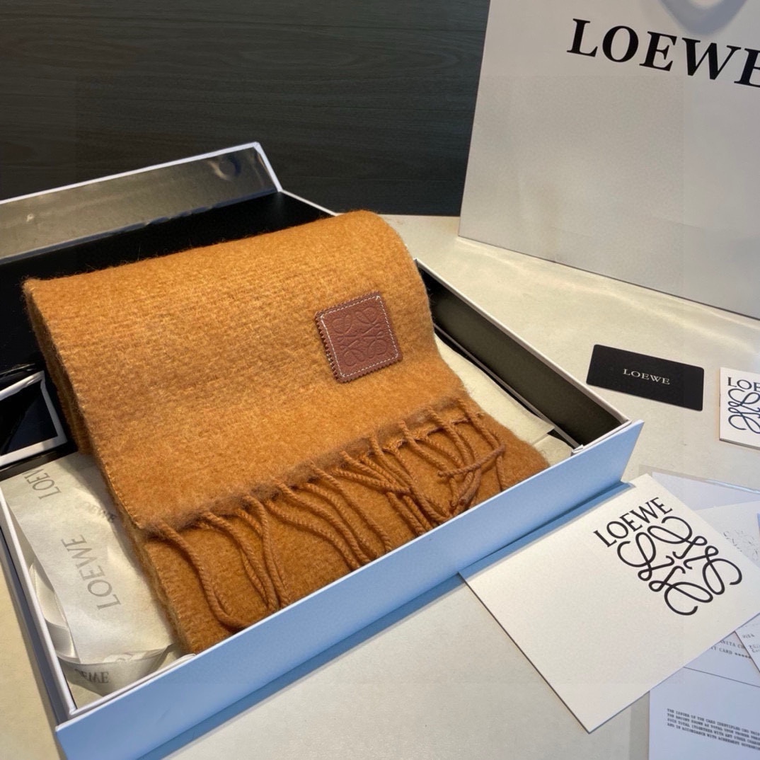 [TOP] LOEWE Wool Scarf  23*185cm - 2 Color