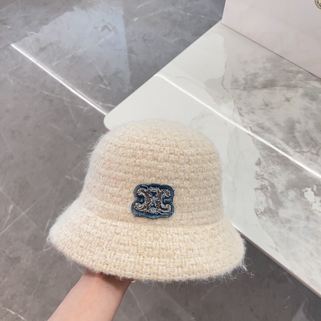 [TOP] CELINE Knitted Fisherman's Hat - 4 Color