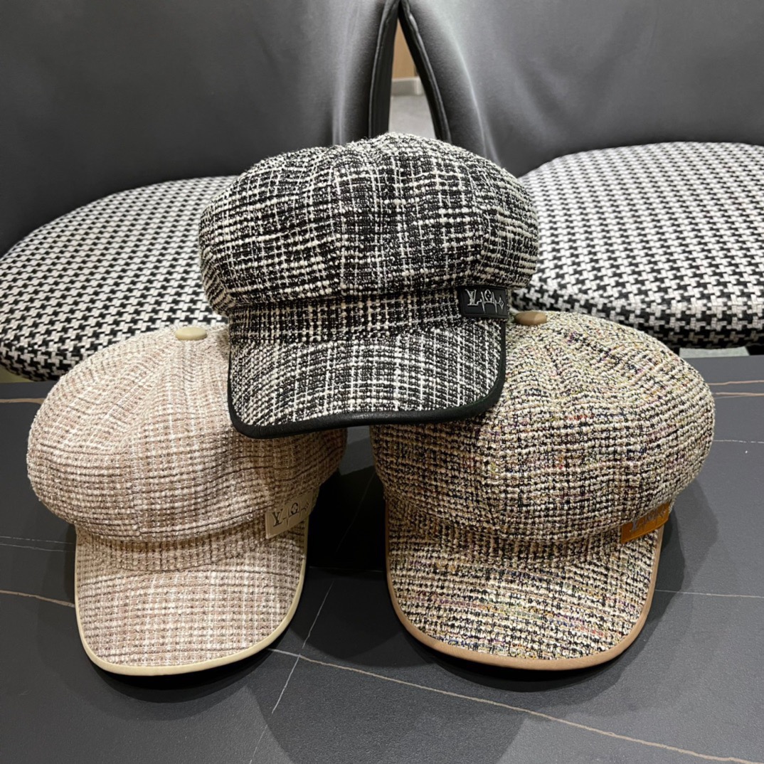 [TOP] Louis Vuitton LV Vintage Beret Cotton And Hemp - 3 Colors
