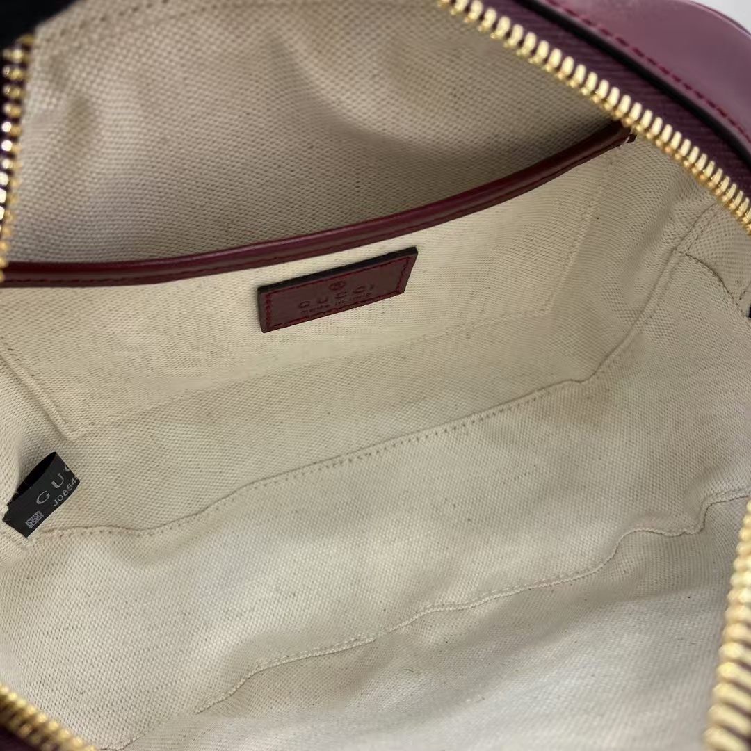 [TOP] GUCCI Blondie Mini Shoulder Bag 21x 15.5x 8cm - Dark Red