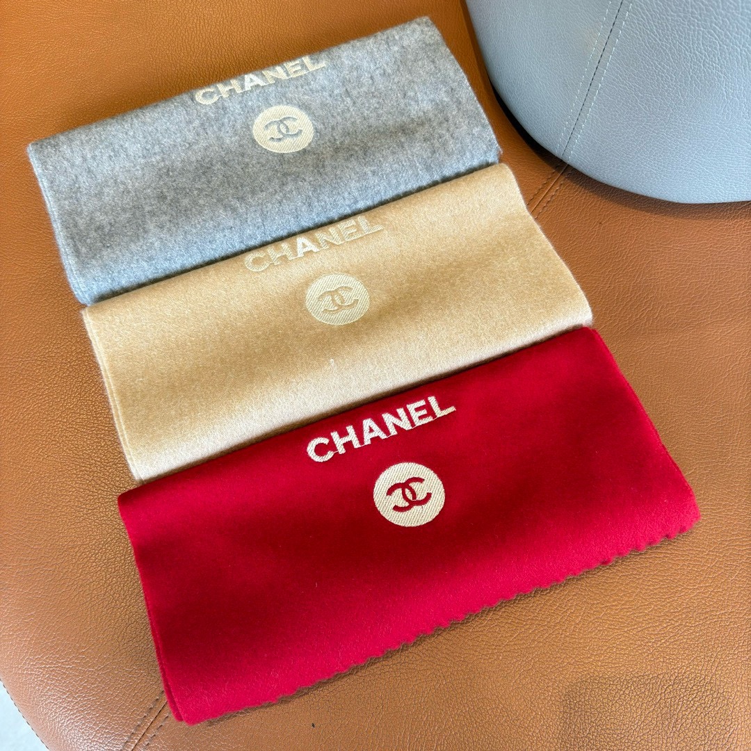 [TOP] CHANEL CC  Scarf 30cm×180cm - 3 Colors