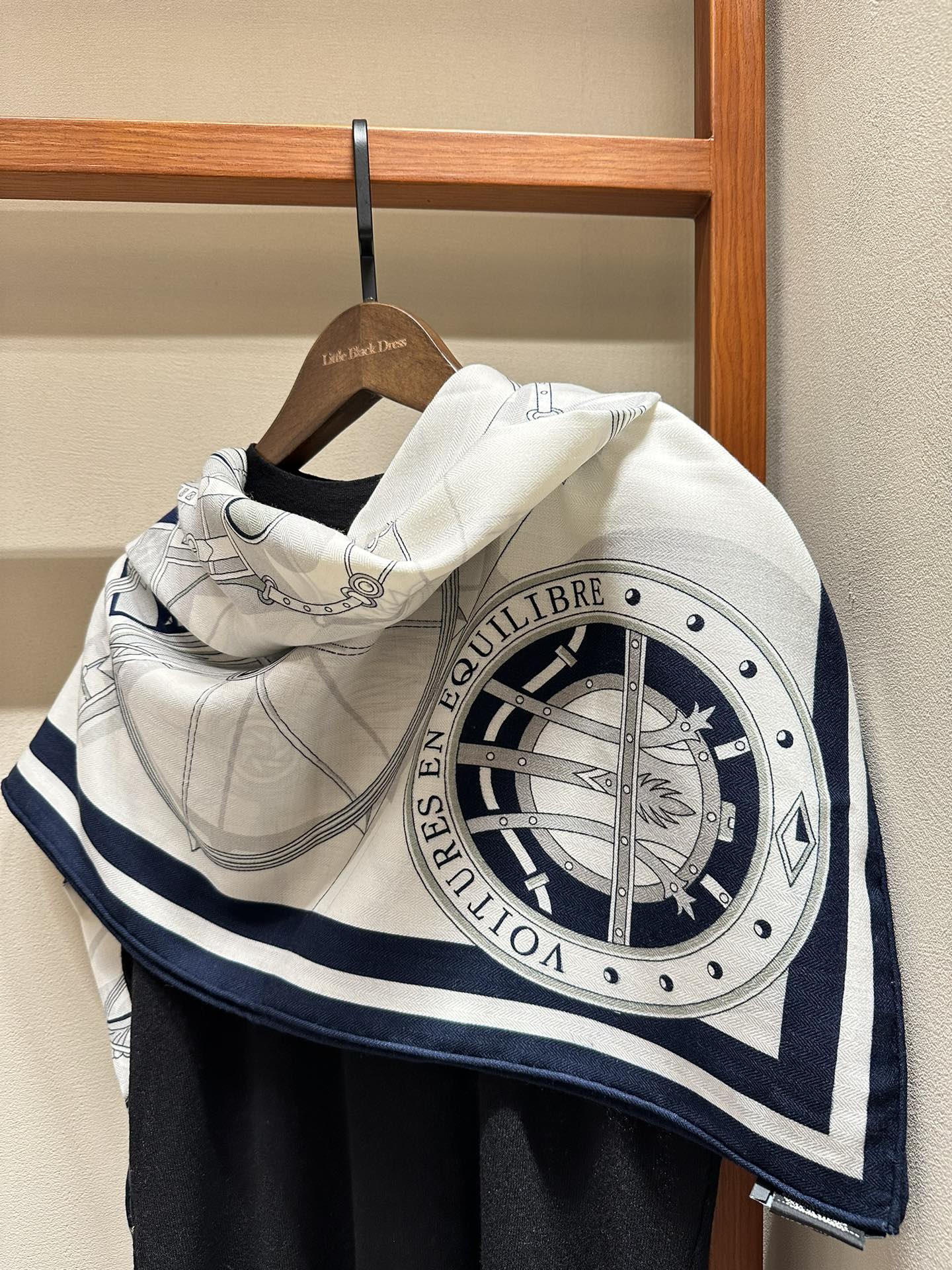 [TOP] HERMES Square Scarf 140*140cm  - White