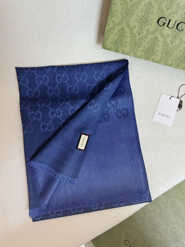 [TOP] GUCCI Cashmere Scarf  70 ＊200cm - 7 Colors