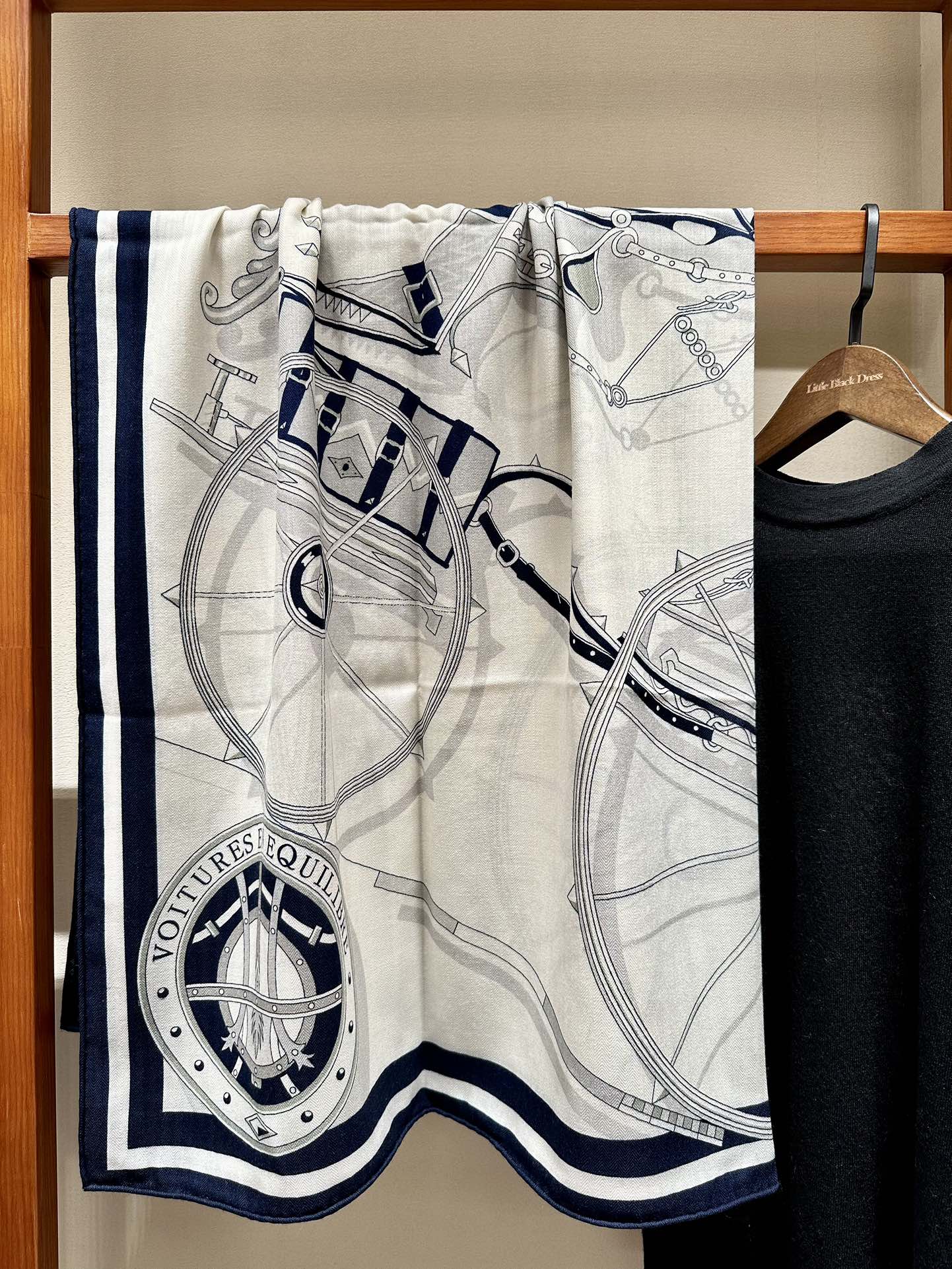 [TOP] HERMES Square Scarf 140*140cm  - White