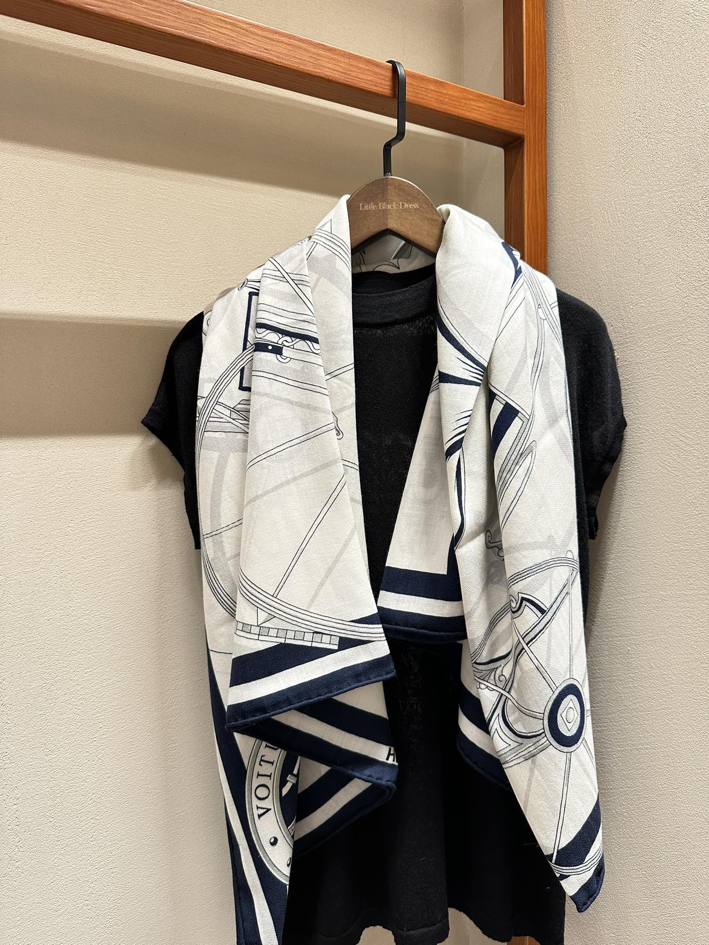 [TOP] HERMES Square Scarf 140*140cm  - White