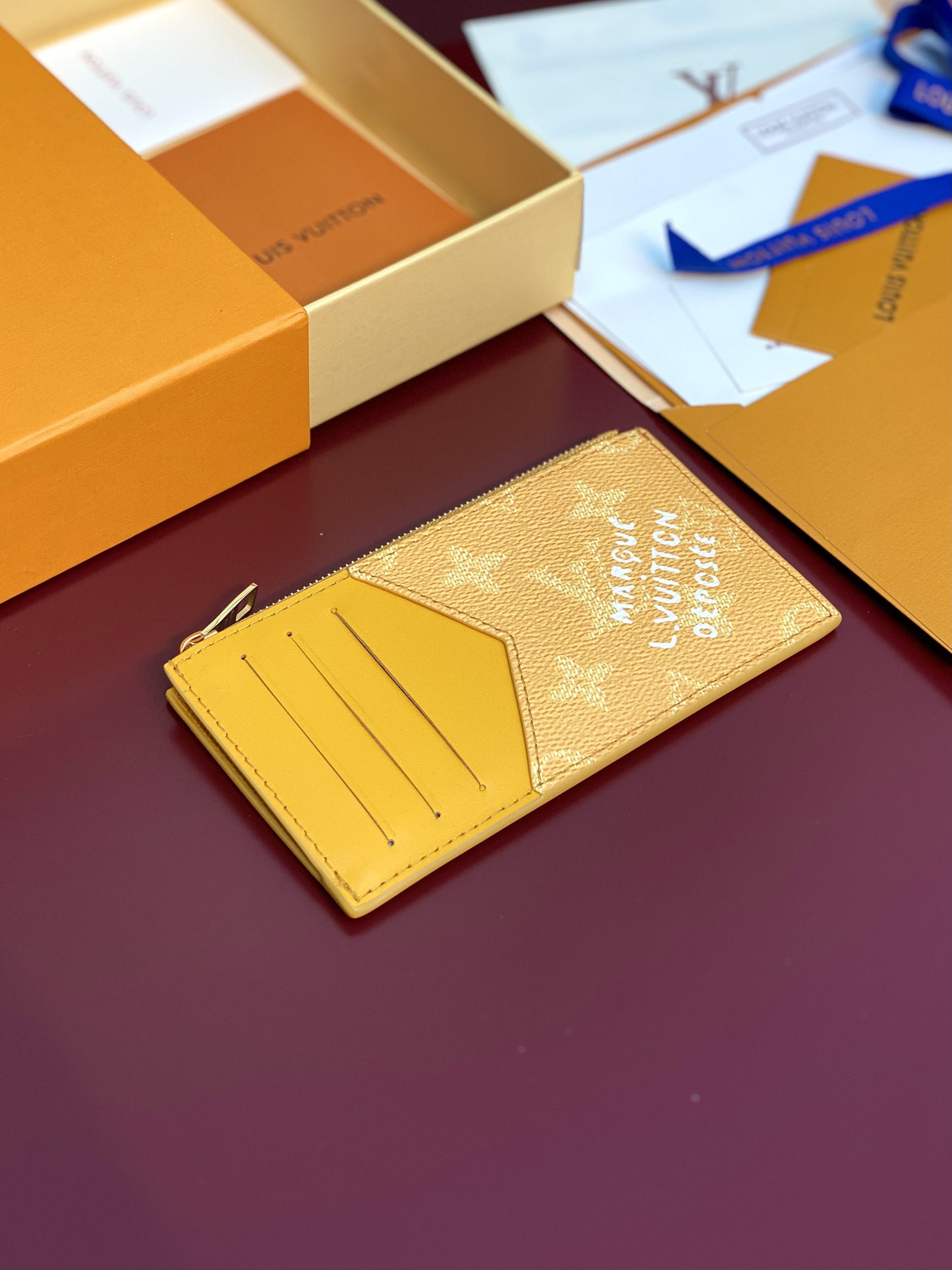 [TOP] Louis Vuitton LV Coin Card Holder 8x1x14.5cm - 2 Color