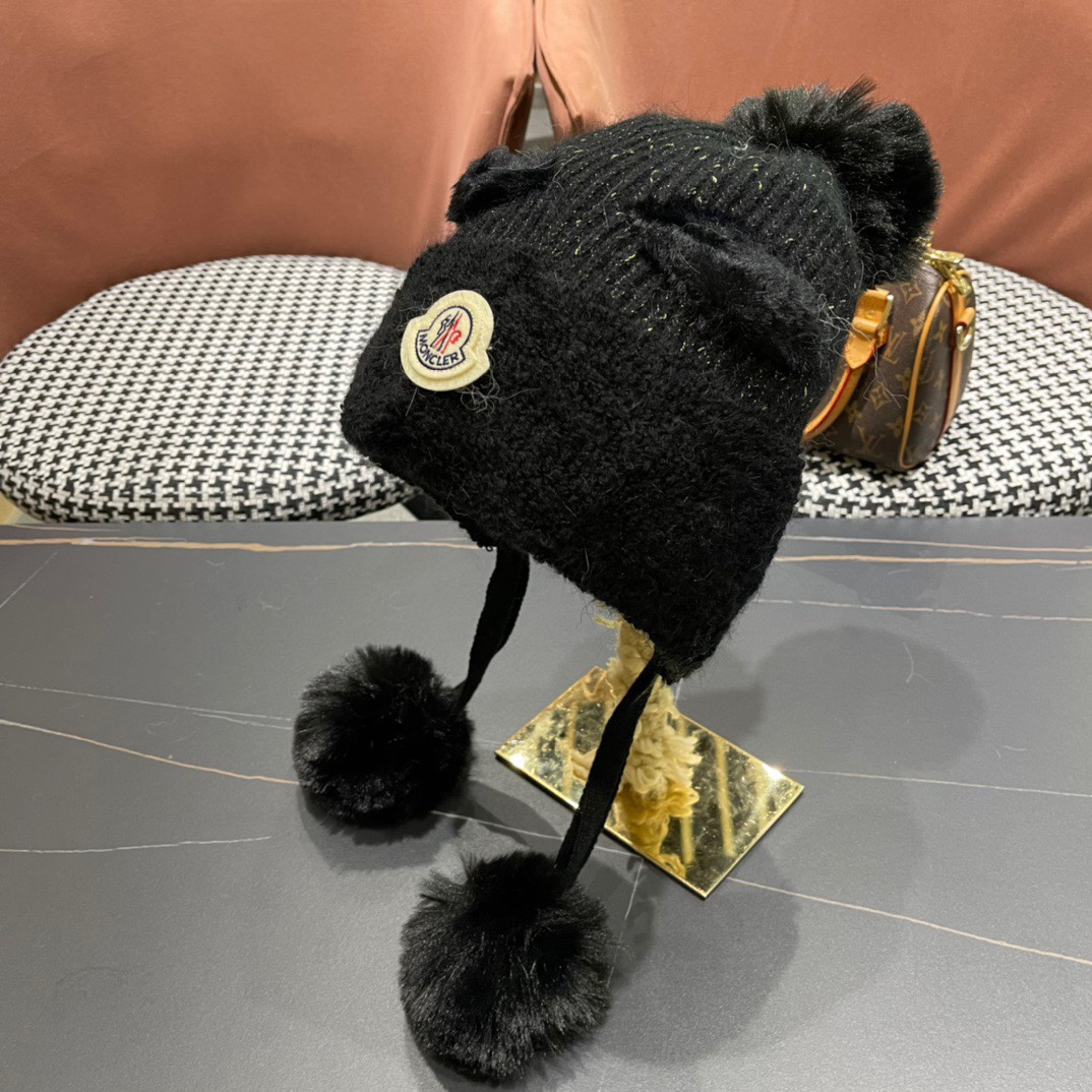 [TOP] Moncler Knitted Woolen Hat - 3 Colour