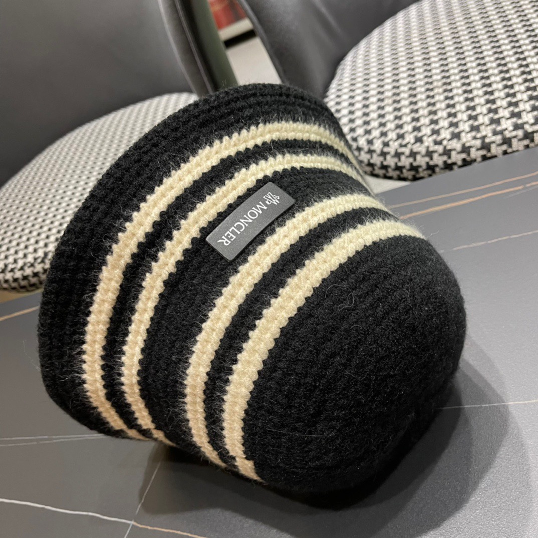 [TOP] Moncler Striped Fisherman's Hat - 3 Colour
