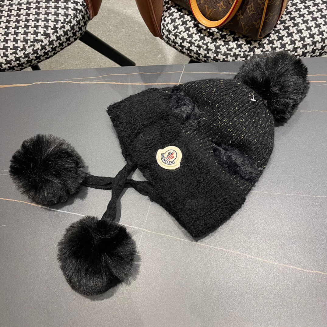 [TOP] Moncler Knitted Woolen Hat - 3 Colour