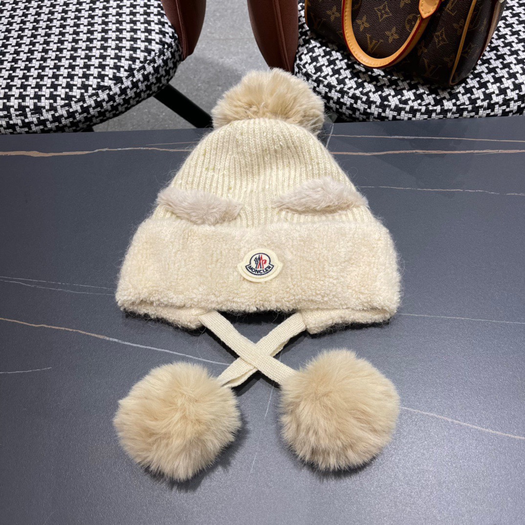 [TOP] Moncler Knitted Woolen Hat - 3 Colour