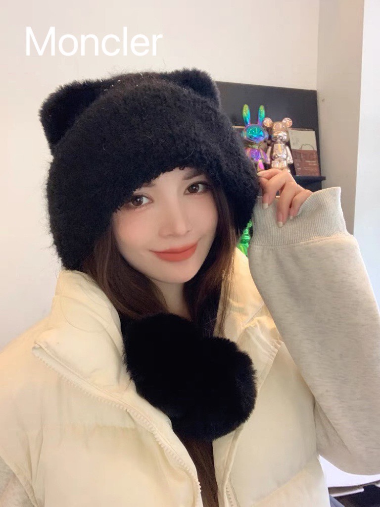 [TOP] Moncler Knitted Woolen Hat - 3 Colour