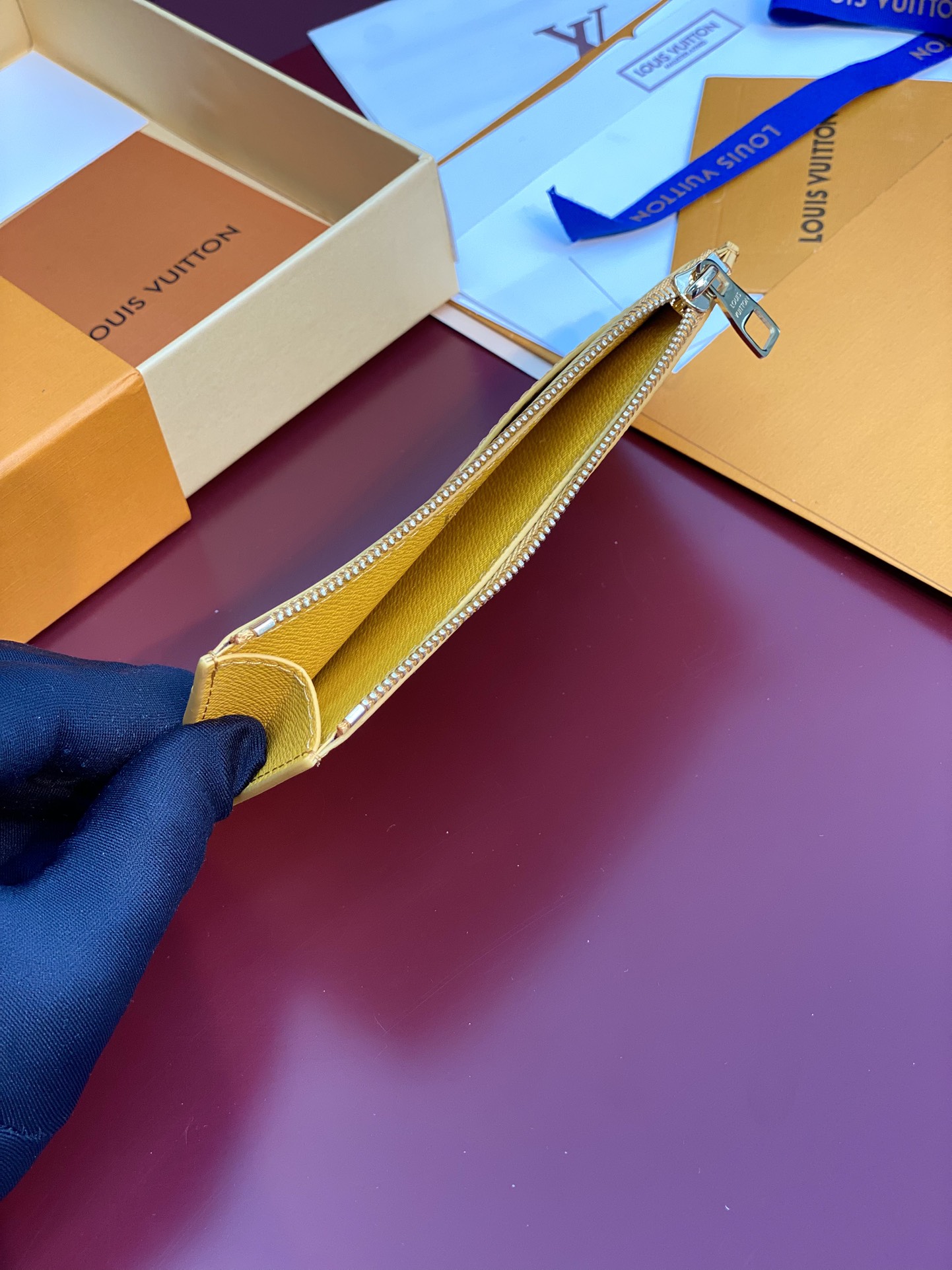 [TOP] Louis Vuitton LV Coin Card Holder 8x1x14.5cm - 2 Color